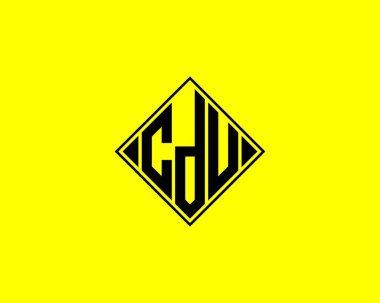 CDU logo tasarım vektör şablonu. CDU