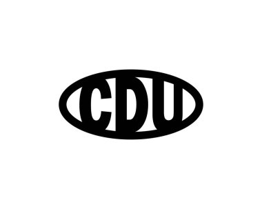 CDU logo tasarım vektör şablonu. CDU
