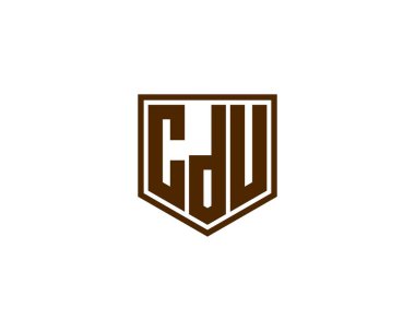 CDU logo tasarım vektör şablonu. CDU