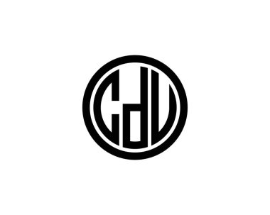 CDU logo tasarım vektör şablonu. CDU