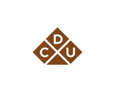 CDU logo tasarım vektör şablonu. CDU