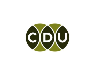 CDU logo tasarım vektör şablonu. CDU