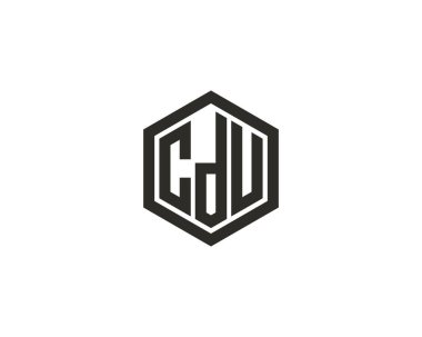 CDU logo tasarım vektör şablonu. CDU
