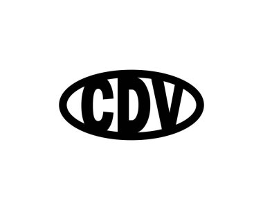 CDV Logo tasarım vektör şablonu. CDV