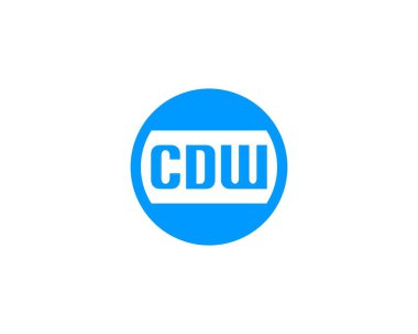 CDW logo tasarım vektör şablonu. CDW