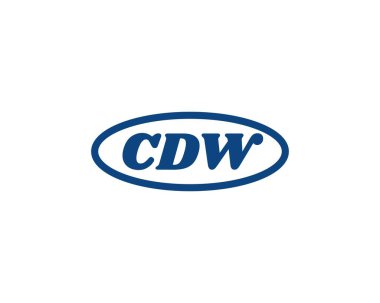 CDW logo tasarım vektör şablonu. CDW