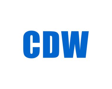 CDW logo tasarım vektör şablonu. CDW