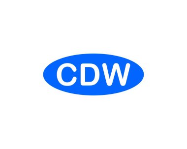 CDW logo tasarım vektör şablonu. CDW