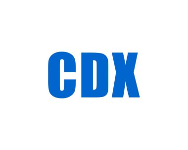 CDX Logo tasarım vektör şablonu. CDX