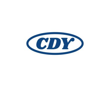 CDY Logo tasarım vektör şablonu. CDY