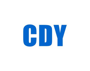 CDY Logo tasarım vektör şablonu. CDY