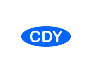 CDY Logo tasarım vektör şablonu. CDY