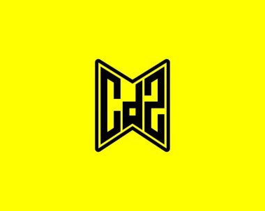 CDZ logo tasarım vektör şablonu. CDZ
