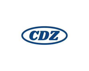 CDZ logo tasarım vektör şablonu. CDZ