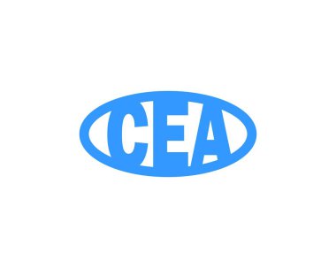 CEA Logo tasarım vektör şablonu. CEA