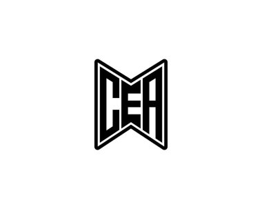 CEA Logo tasarım vektör şablonu. CEA