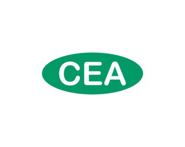 CEA Logo tasarım vektör şablonu. CEA