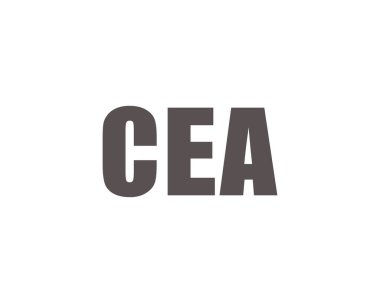 CEA Logo tasarım vektör şablonu. CEA