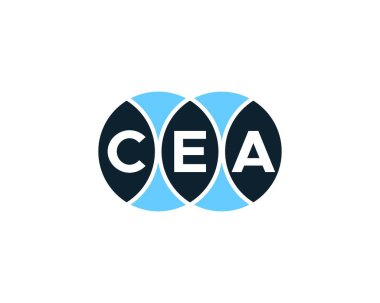 CEA Logo tasarım vektör şablonu. CEA