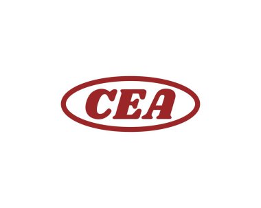 CEA Logo tasarım vektör şablonu. CEA
