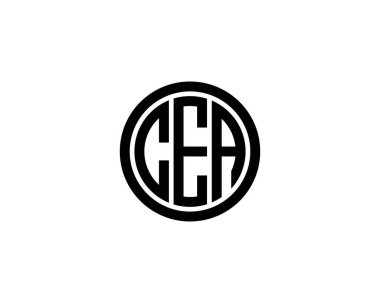 CEA Logo tasarım vektör şablonu. CEA