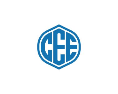 CEE logo tasarım vektör şablonu. CEE