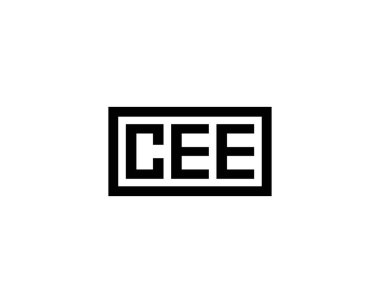 CEE logo tasarım vektör şablonu. CEE