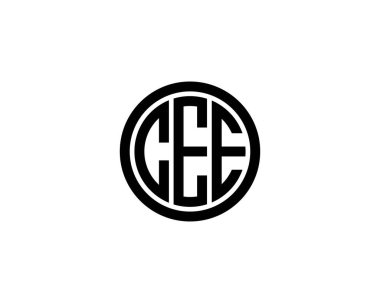 CEE logo tasarım vektör şablonu. CEE
