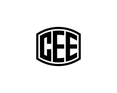 CEE logo tasarım vektör şablonu. CEE