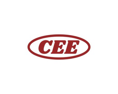 CEE logo tasarım vektör şablonu. CEE