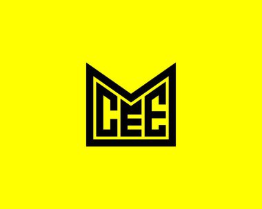 CEE logo tasarım vektör şablonu. CEE