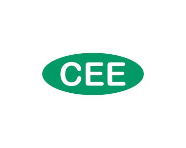 CEE logo tasarım vektör şablonu. CEE