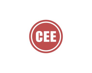 CEE logo tasarım vektör şablonu. CEE