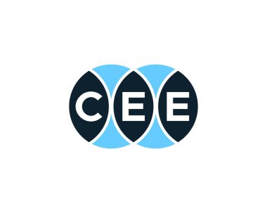 CEE logo tasarım vektör şablonu. CEE