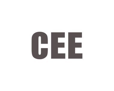 CEE logo tasarım vektör şablonu. CEE