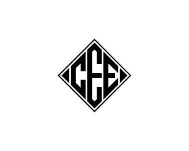 CEE logo tasarım vektör şablonu. CEE