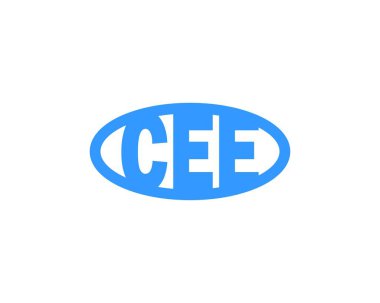 CEE logo tasarım vektör şablonu. CEE