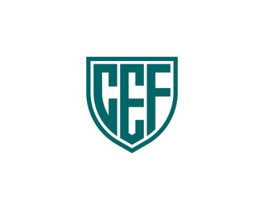 CEF logo tasarım vektör şablonu. CEF