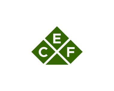 CEF logo tasarım vektör şablonu. CEF