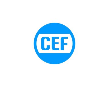 CEF logo tasarım vektör şablonu. CEF