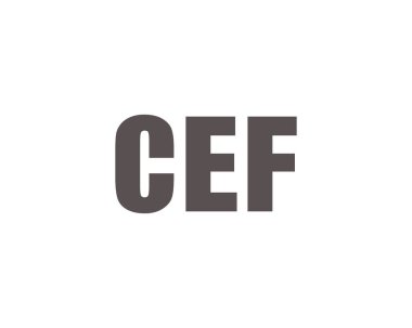 CEF logo tasarım vektör şablonu. CEF