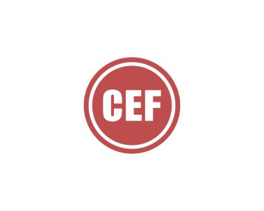 CEF logo tasarım vektör şablonu. CEF