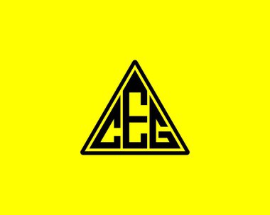 CEG logo tasarım vektör şablonu. CEG