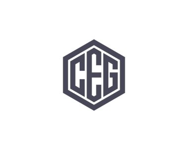 CEG logo tasarım vektör şablonu. CEG