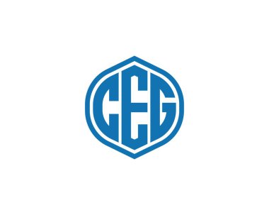 CEG logo tasarım vektör şablonu. CEG