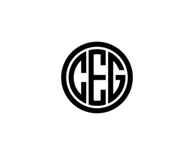 CEG logo tasarım vektör şablonu. CEG