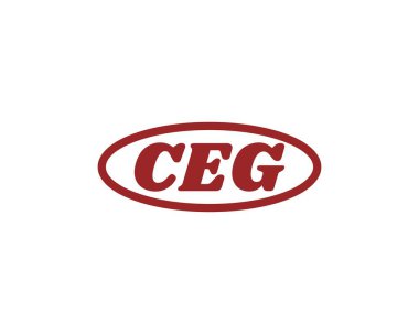 CEG logo tasarım vektör şablonu. CEG