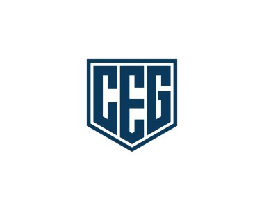CEG logo tasarım vektör şablonu. CEG