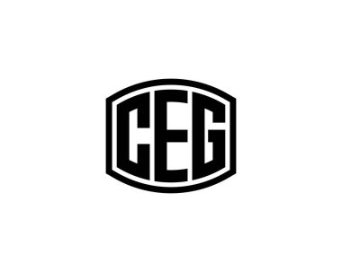 CEG logo tasarım vektör şablonu. CEG
