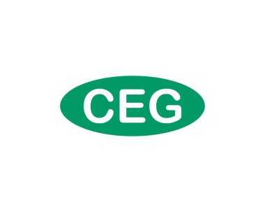 CEG logo tasarım vektör şablonu. CEG